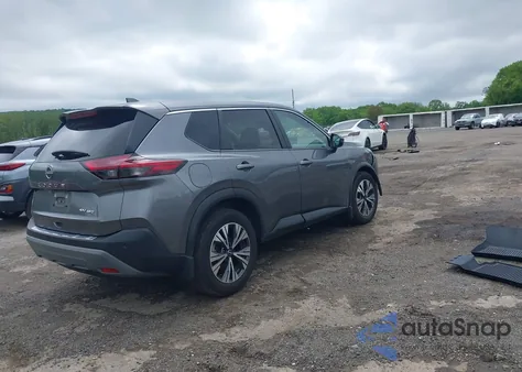 2022 Nissan Rogue Sv Intelligent Awd из США, поврежденный, VIN 5N1BT3BBXNC685187